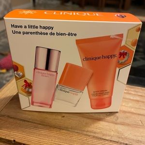 CLINIQUE HAPPY 3-Pc. Have A Little Happy Fragrance Set LIMITED EDITION